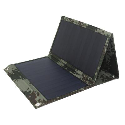 China Mobile Charging Folding Panel Portable Solar Panel Foldable Solar Panel Charger With USB for sale