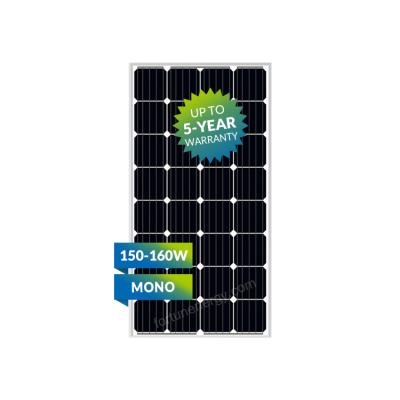 China hot sale 5BB 150W 160W 180W 200W 12V 18V monocrystalline solar panel off-grid solar system for sale