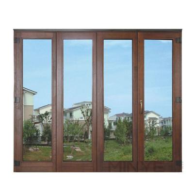 China Decorative Aluminum Folding Glass Doors with EPDM Rubber Strip and 5mm 12A 5mm Glass for sale