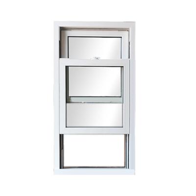 China Design Vertical Sliding Sash Up Down Sliding Window Customized PVC Double Hung Windows for sale