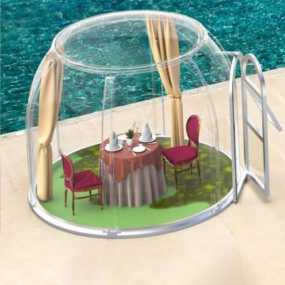 China Outdoor Polycarbonate Bubble Dome Tent for 7.1m2 Area 2024 Newest Design for sale