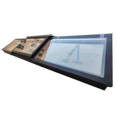 China Single/Double Tempered Glass Electric Open Sky Light Window Roof Window Skylight for Hospital for sale