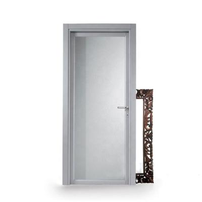 China Modern Design Aluminium Badkamer Glazen Deur met Toughed Frosted Glass OEM/ODM Beschikbaar Te koop