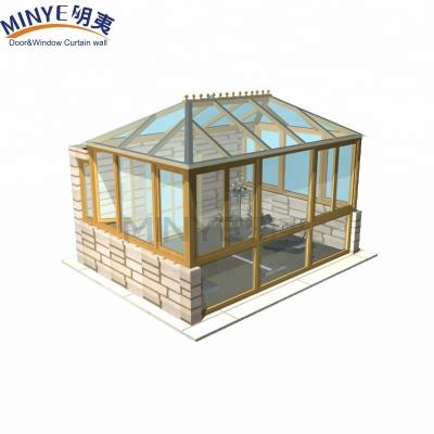 China Solid Colors Aluminum Sun Rooms with High Wind Resistance 3000 pa in Shanghai Shanghai for sale