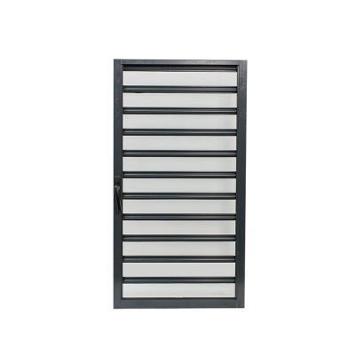 China Tempered Glass Swing Glass Louver Window for Noise Reduction in Residential Areas for sale