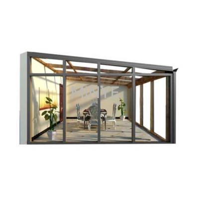 China Double Tempered Hollow Glass Sunroom Originating from for Aluminum Frame Green House for sale