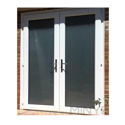 China Exterior French Doors with Finished Surface and Good Sealing Aluminium Casement Door for sale