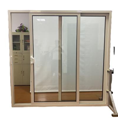 China Office Wooden Window Frames Design with Wind Resistance 3500PA Sliding Style for sale