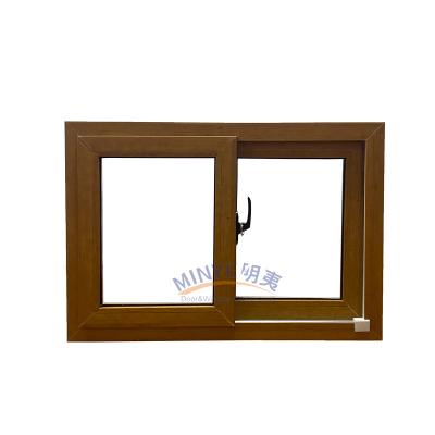 China Sliding Window Photo Customized Colors and UPVC Profile for Photo Window Grill Design for sale