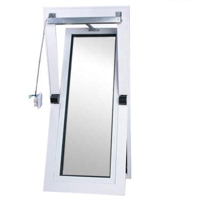 China Decorative Aluminum Alloy Tempered Glass Center Pivot Casement Tilt and Turn Window for sale