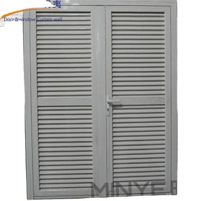 China Anti-Wind Fixed Design Aluminum Alloy Louver Shutter with Chinese or German Hardware for sale