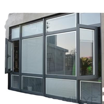 Chine Design de bande de caoutchouc EPDM Moderne cadre en aluminium vitrine encastrée à vendre