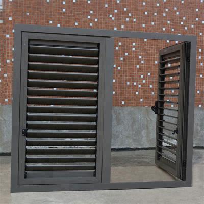 China Hospital Sound Insulation Horizontal Aluminum Alloy Movable Louver Shutter Any Color for sale