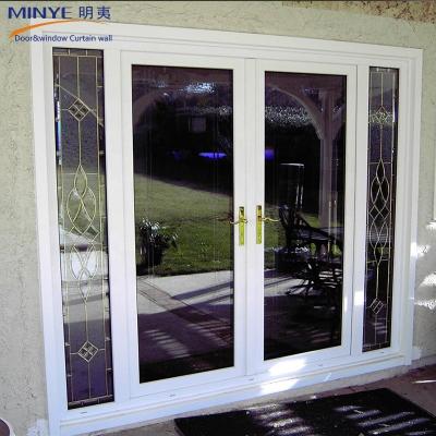 China Back Yard Design Aluminum Alloy Casement Door with Double Glazed and Safety Features for sale