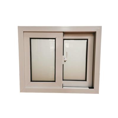 China Bedroom Hurricane Impact Windows with Plastic Steel Frame Sliding and Office Glass for sale