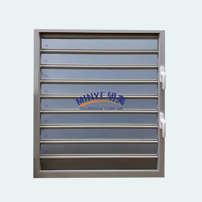 China Customized Colors Glass Shutter Window for Good Corrosion Resistance and Modern Design for sale