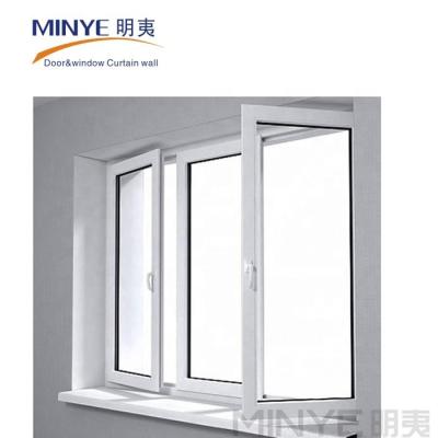 China Upgrade Your Space with Our Horizontal Opening Pattern PVC Window in Customized Size for sale