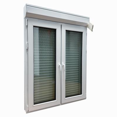 China Customized Sliding Fixed Profile Pvc Window with Heat Insulation Function and Shutter for sale