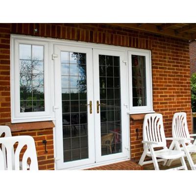 China German Import Hardware European-Style Main Door Grill Design French Door with Grill 19mm Glass Thickness for sale