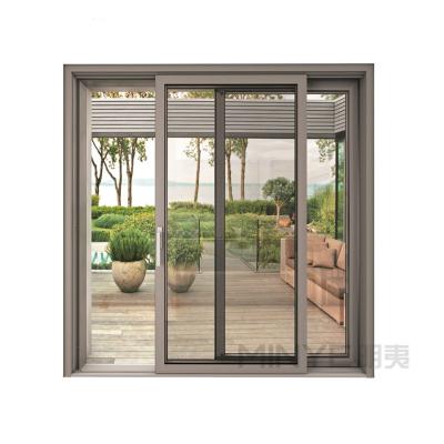 China Contemporary and Functional Glass Aluminum Doors for Houses Must-Have Front Entry for sale