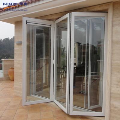 China Commercial Aluminum Profile Folding Door Garage with Long-Lasting Durability for sale