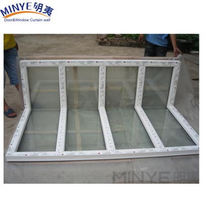 China Seamless Corner Windows with UPVC Frame 90 Degree Reinforced Aluminium/PVC Window for sale