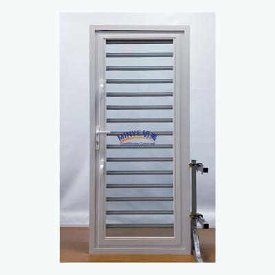 China Glass Door Workshop Custom Size Aluminum Casement Doors for Sound and Heat Insulation for sale