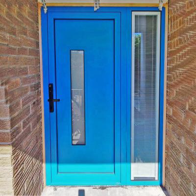 China OEM Customized Aluminum Alloy Glass Casement Glass Door Entrance Door for Door for sale