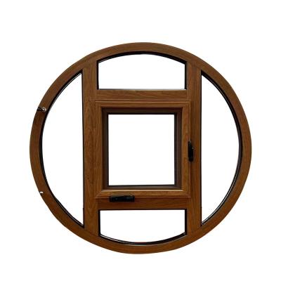 China Round Frame Aluminum Casement Window with Soundproofing and EPDM Rubber Sealing Strip for sale