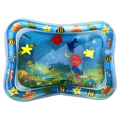 China Eco-Friendly Baby Kids Water Play Infant Water Mat PVC Tummy Time Playmat Toddler Activity Play Center Mat Toys Inflatable Dropshipping for sale