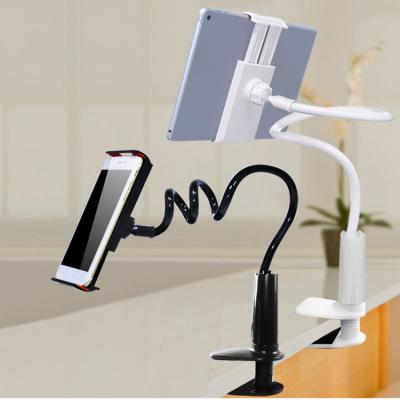 China Long Arm/360 Rotation/Durable/Flexible 1M Long Arm Gooseneck Bracket Mount Clamp For Cell Phone Pad Lazy Bracket for sale