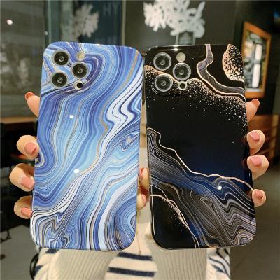 China 2021 Popular Marble Cute Style Shock Resistant TPU Bumper 2021 Slim Thin Shockproof Soft Rubber Phone Cover Case For iPhone 12 11 X XR 7 8 Plus for sale