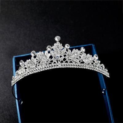 China Fashional Customized Hot Selling Amazon Stats Ins Fashional Souvenir Gifts Logo Rhinestone Bridal Crystal Hair Accessories Headpieces Wedding Woman Jewelry for sale