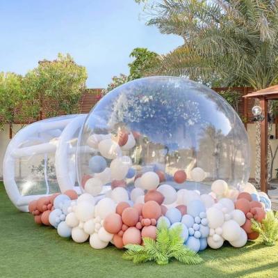 China Outdoor Party Inflatable Transparent Igloo Tent Rental Clear Bubble Dome Tent Inflatable Bubble Balloon House for Kids for sale