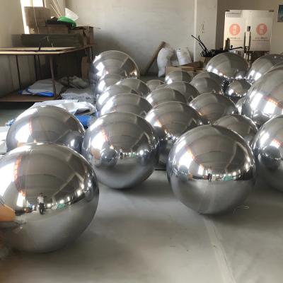 China Inflatable Metallic Ball Decorative Inflatable Mirror Ball Metallic Balloons Big Shiny Giant Inflatable Balls for sale