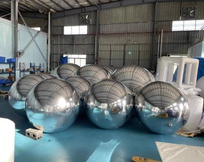 China Hot Sale Inflatable 2m Mirror Ball Large Siny Inflatable PVC Inflatable Mirror Ball for sale