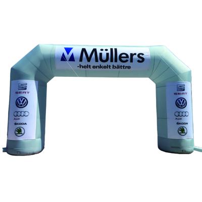 China 420D Oxford cloth customize logo size Commercial Advertising inflatable arch for sale