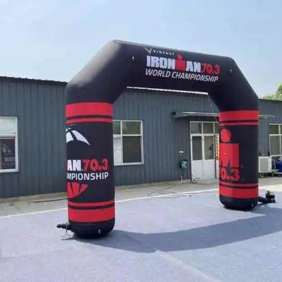 China Klassieke opblaasbare afwerkingsboog Custom Printing Finish Line Blow Up Arch Te koop