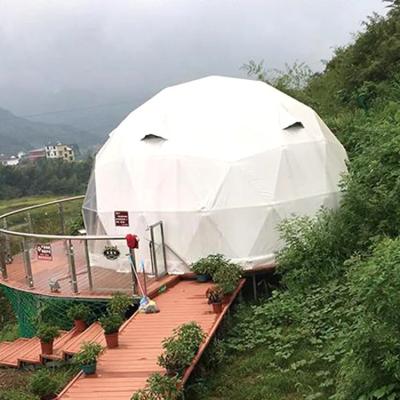 China New Arrivals 4 to 6 People 850g PVC Cloth Hotel Tent Luxury Garden Igloo Dome for sale