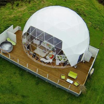 China Hotel Tenda de Cúpula de Ar Inflável Camping à prova d'água Com Banheiro à venda