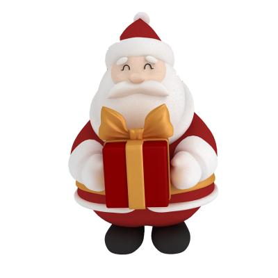 China Bestselling Giant customized inflatable Santa Claus advertising characters inflatable Christmas man in various shapes on sale for sale