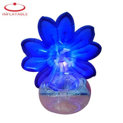 China OEM inflável luz LED inflável decoração de flores com luzes à venda