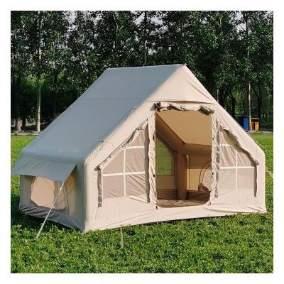 China Buitenopblaasbare kampeertent Waterdicht Oxfordstof Blow Up Tent Te koop