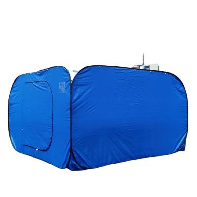 China Quadrilateral compartment refuge isolation room simple quick-open folding tent shelter tent module tent for sale