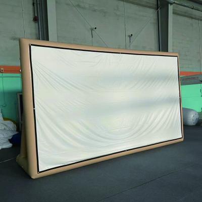 China Wholesale Customized Size Outdoor Movie Screen Rear Projection Outdoor Inflatable Movie Screen for sale