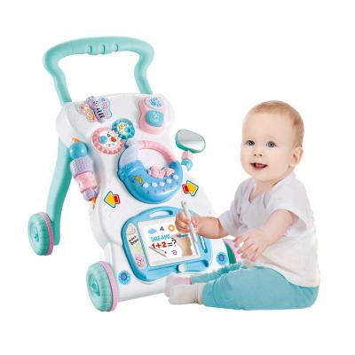 China Kids Learn EPT Plays Light& Battery Powered Music Learning Trolley Walker 2In1 Baby Spinner Walkers Unique Steel Baby Toys For Babies for sale