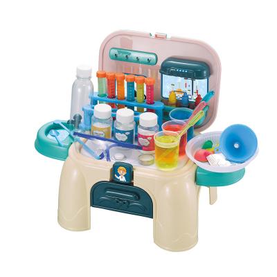 China 2 In 1 Tableware Science Kits For Kids Toys Chemistry Lab Educational Toy For Children 19 x 32 x 26 cm for sale