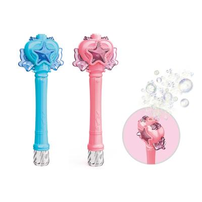 China EPT Plastic Toys Toys Magic Wand Battery Operated Magic Stick Bubble Wands For Kids Outdoor Play for sale