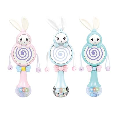 China Newborn Baby Jingle Bell Toys Hand Swinging Bell with Light and Music 22.5 x 7.5 x 4.8 cm for sale