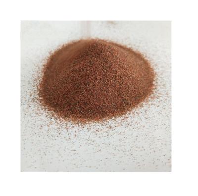 China Blasting by abrasives 50-80 mesh Garnet Abrasive Sand For blasting by abrasives Red brown Almandine Garnet Sand in stock for sale